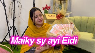 Mery maiky sy ayi Eidi  Sitara Yaseen new vlog [upl. by Ahsieyk]