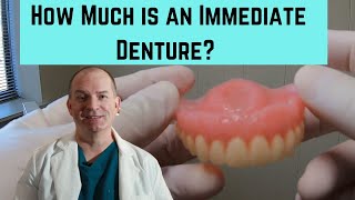 How much does an immediate denture cost [upl. by Ainod526]