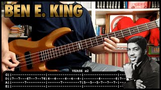 BEN E KING  Stand by me BASS cover with TABS amp lyrics [upl. by Dichy]