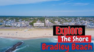 Best Kept NJ Shore Secret  Bradley Beach Aerial Tour 2021 [upl. by Gerk]