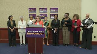 Reps Pressley Pelosi DeLauro Unveil Groundbreaking Report on Pushout of Black Girls in Schools [upl. by Mar]