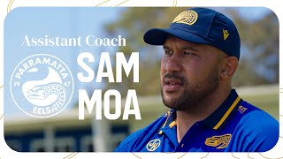 Welcome SAM MOA  NRL star turned EELS COACH  Parramatta Eels [upl. by Kleeman]