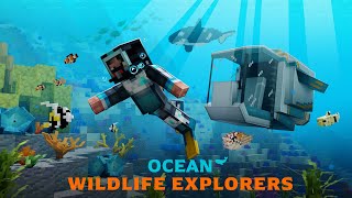 Ocean Wildlife Explorers  Minecraft Marketplace Map Trailer [upl. by Tanberg]