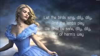 Lavenders Blue Dilly Dilly  Lyrics Cinderella 2015 Movie Soundtrack Song [upl. by Ellennoj]