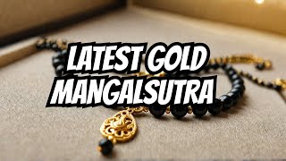 Why are Recent Black Beads Gold Mangalsutra So Populargold trending FashionGold27 [upl. by Rojam]