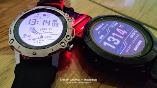 Falcon vs Fenix Day 23 Amazfit Falcon or the Garmin Fenix 7X sapphire solar [upl. by Arbed]