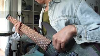 Easy 8 Bars Bass solo Arranged for introducing Bass Player [upl. by Aborn]