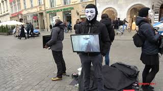 Uwaga Mocne Ubój zwierząt hodowlanych protest manifestacja Kraków 2021 [upl. by Adneral688]