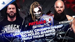 FULL MATCH — Roman Reigns vs The “Fiendquot Bray Wyatt vs Braun Strowman  PAYBACK 2020 [upl. by Lathrop]