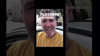 Flossy flossy … flossing floss dentalcare lifehacks [upl. by Reeves468]