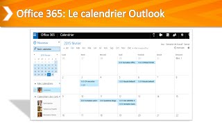 Formation Office365 Le Calendrier Outlook [upl. by Prober]