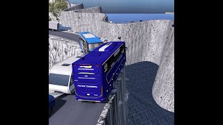 Most dangerous road in the world eps25  Euro Truck Simulator 2 [upl. by Atiuqahs]