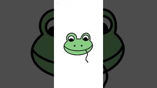 drawing a frog in procreate digitalart illustration procreate [upl. by Durnan]