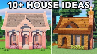 10 Easy House Ideas for Survival Minecraft [upl. by Ahcilef]