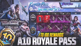 😍 A10 Royal Pass is Here  Next Royal Pass Bgmi  Bgmi New Royale Pass  1 to 100 A10 Rp Leaks Pubg [upl. by Mizuki241]