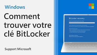 Comment trouver votre clé de récupération BitLocker  Microsoft [upl. by Araem205]