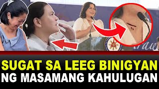 SUGAT SA LEEG NI VP SARA BINIGYAN NG MASAMANG KAHULUGAN NG MGA PULANGAW VLOGGERS [upl. by Camden137]