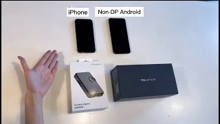 How to Use the Adaptor to Connect Our Glasses to iPhone and NonDP Users [upl. by Franckot]