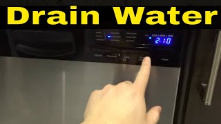 How To Drain Water From A DishwasherTutorial [upl. by Anat294]