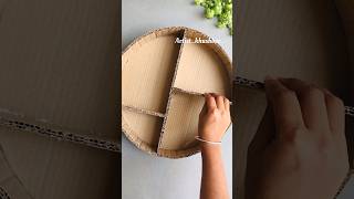 Cardboard wall shelf craft ideasbest out of waste youtubeshorts shorts diy [upl. by Vitek34]