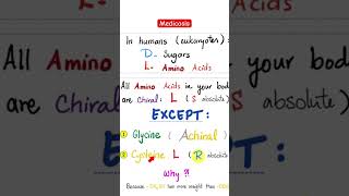 Amino Acids Chirality Stereochemistry Sugar Levo L vs Dextro D and R vs SBiochemistry [upl. by Anselme]