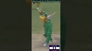 Rohit Sharma Pull Shot Vs Ricky Ponting Pull Shot shortsfeed shortsviralvideo cricket match [upl. by Airamahs]