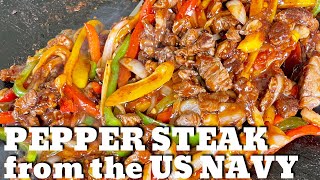 Easy Pepper Steak on the Griddle [upl. by English]