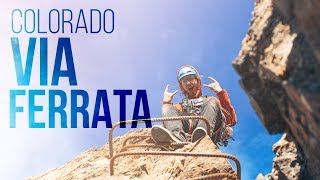 Mount Evans Via Ferrata  Idaho Springs Colorado [upl. by Kinnard847]