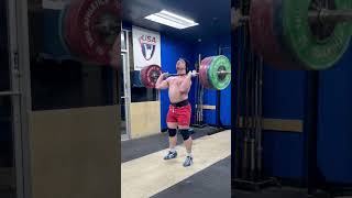 180kg clean and power jerk [upl. by Aliber]