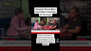 📌Atentos hoy la conferencia Imparables Teresa Baró en Durango 6pm CCB sala Rosaura Revueltas [upl. by Atinel]