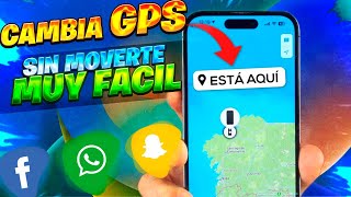 ⚡Enviar UBICACION en tiempo REAL falsa en WhatsApp  Método en iPhone y Android FACIL [upl. by Ruosnam66]