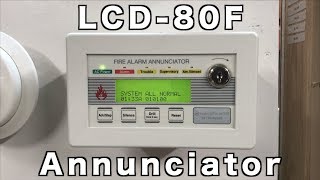 What is a Fire Alarm Annuncatior LCD80F [upl. by Eineg]