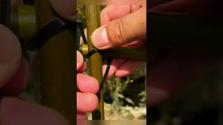 Smartly Securing Cross Wood with Zip Ties [upl. by Yartnod]