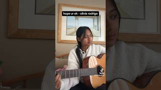 hope ur ok by OliviaRodrigo gutstour gutsoliviarodrigo cover singer viral shorts music [upl. by Noyek]