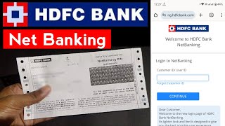 hdfc bank net banking registration kaise kare 2024  hdfc net banking kaise banaye  HDFC BANK [upl. by Chin344]