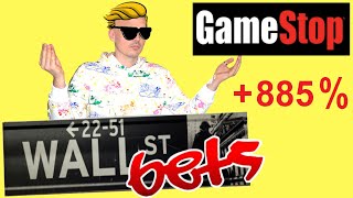 In 10 Minuten erklärt Gamestop Aktie amp Wallstreetbets  ALLES was du wissen musst [upl. by Llessur]