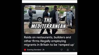 Raids on restaurants builders and other firms illegally employing migrants in Britain toberamped up [upl. by Airak476]