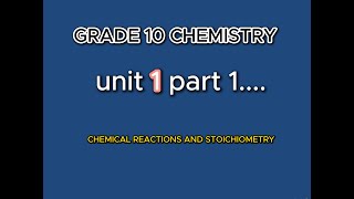 chemistry Grade 10 unit 1 part 1  kooran Tube  Afaan oromoo [upl. by Vincelette]