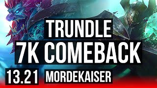 TRUNDLE vs MORDE TOP  Comeback  BR Master  1321 [upl. by Pedaias]