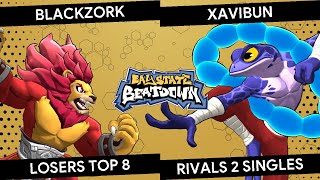 Bay State Beatdown 139 Rivals 2  BlackZork Zetterburn vs XaviBun Ranno  Losers Top 8 [upl. by Albric]