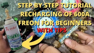 How to Repair Refrigerator Recharging 600A Refrigerant  FULL TUTORIAL [upl. by Nevag722]