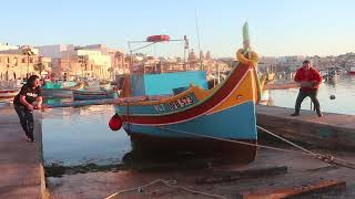 Marsaxlokk fishing village [upl. by Amsirak]