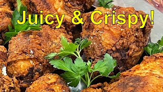 Juicy Buttermilk Fried Chicken Recipe [upl. by Elburt]