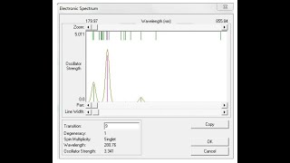 Lecture6Hyperchem Calculating UVVis Spectrum [upl. by Lotsirhc]