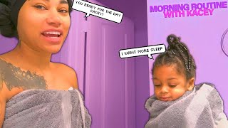 NEW MORNING ROUTINE WITH KACEY Hes Hilarious [upl. by Tamer66]