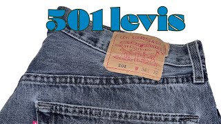 501 90s Made In USA Levis Review [upl. by Rockie]