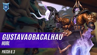 GUSTAVAOBACALHAU DREDGE PALADINS COMPETITIVE PATCH 63 HURL [upl. by Atniuqal467]