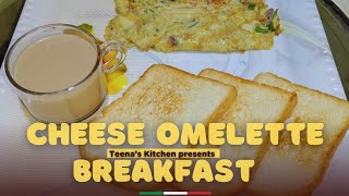 Cheese omelette reciperestaurant styleserve with toastbest breakfast mealmust try [upl. by Letta264]