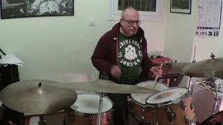 Spyros PanagiotopoulosTranes Slo BluesArt Taylors Drum Solo [upl. by Norrv77]