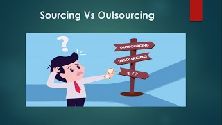 Sourcing Vs Outsourcing Difference Outsourcing amp Insourcing lOutsourcing Emerging Modes of Business [upl. by Hedvig364]